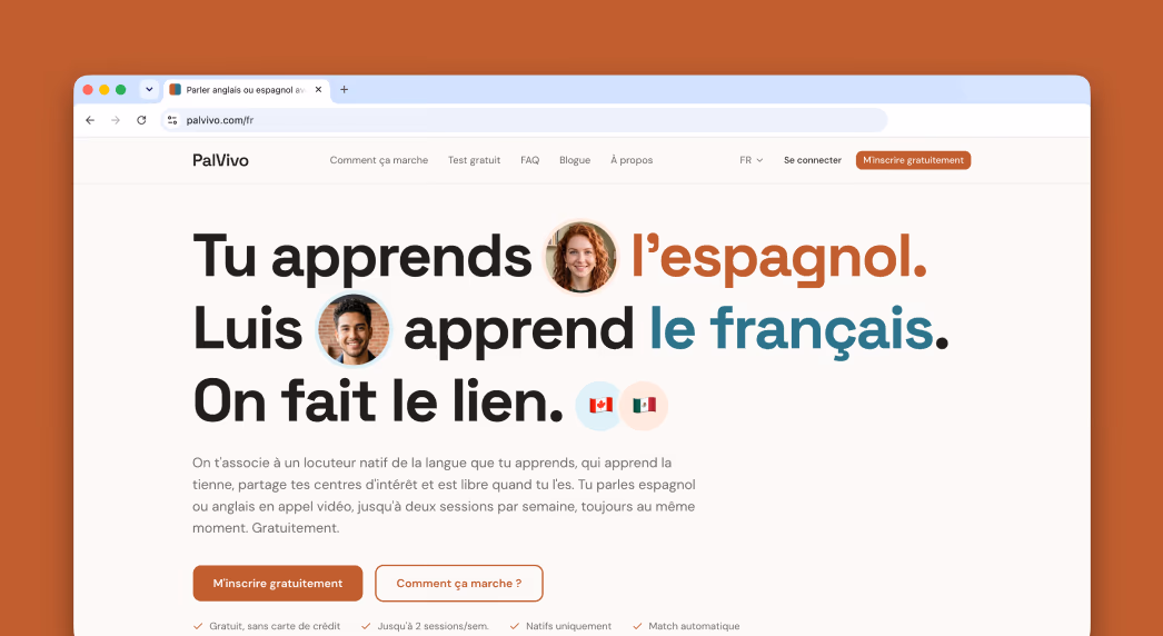Site Web de PalVivo développé sur mesure par Vekteur